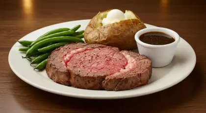 Prime Rib at Texas Roadhouse